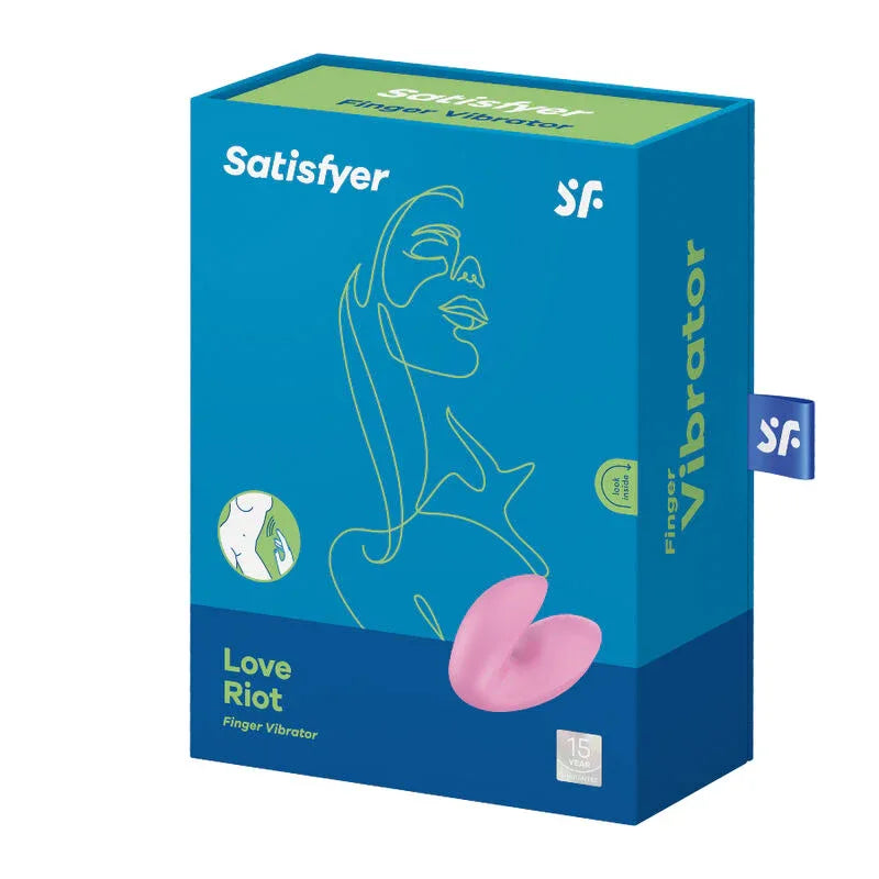 SATISFYER - LOVE RIOT FINGERVIBRATOR - Vanelion Paradise