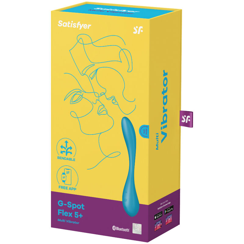 SATISFYER - G-SPOT FLEX 5 MULTIVIBRATOR BLAU