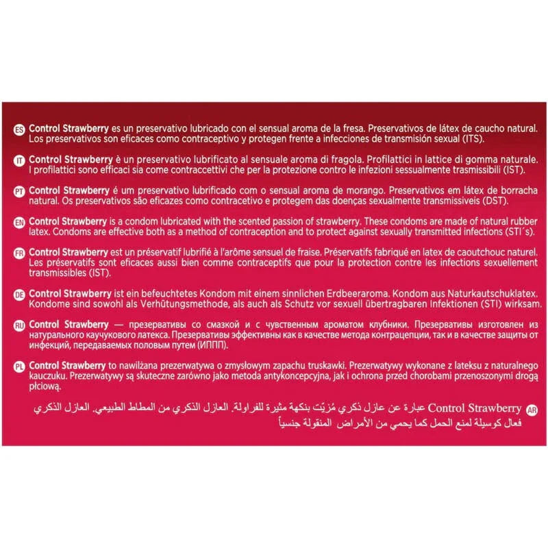 CONTROL - ADAPTA ERDBEERKONDOME 144 EINHEITEN - Vanelion Paradise