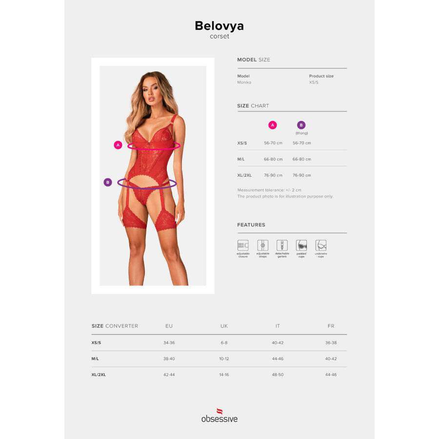 OBSESSIVE - BELOVYA KORSETT XS/S - Vanelion Paradise