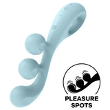 SATISFYER - TRI BALL 2 MULTIVIBRATOR BLAU - Vanelion Paradise