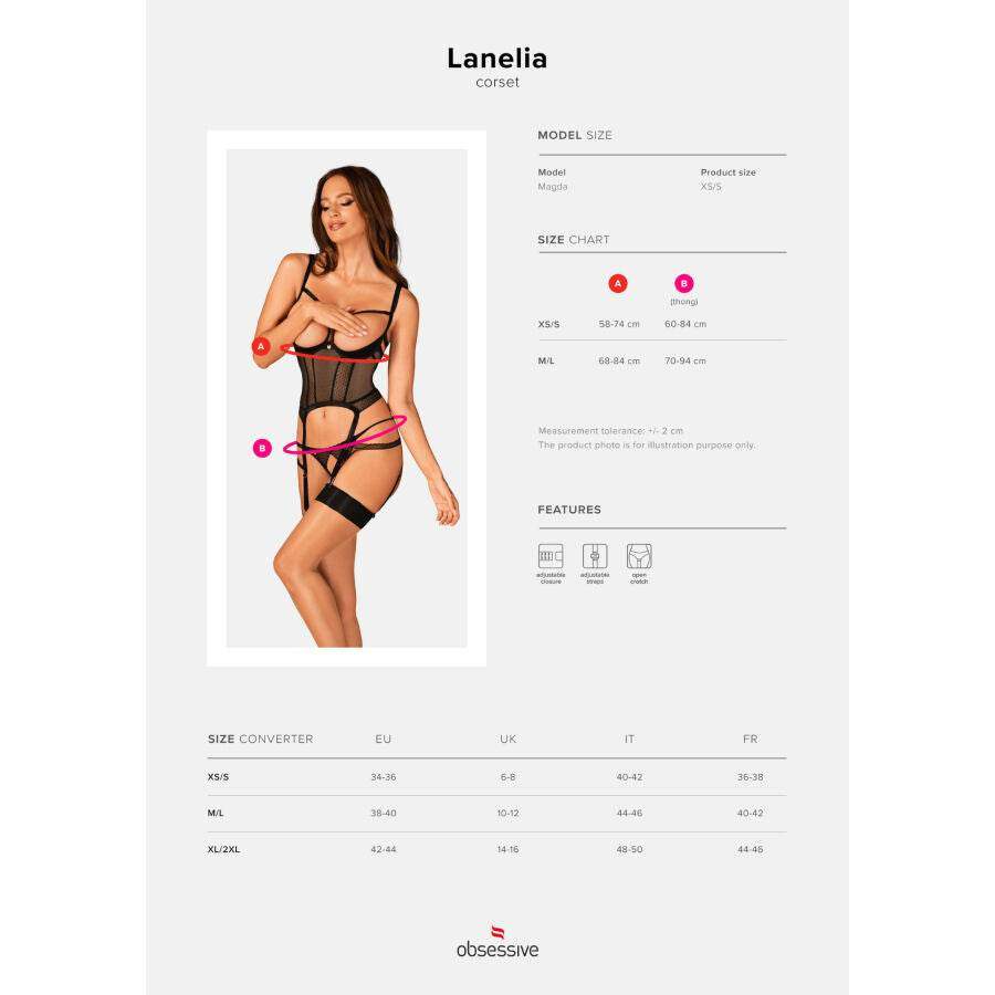 OBSESSIVE - LANELIA KORSETT XS/S - Vanelion Paradise