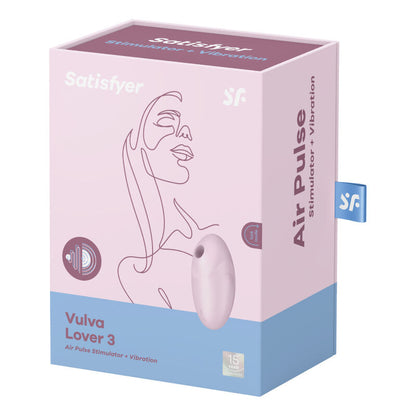 SATISFYER - VULVA LOVER 3 LUFTPULSSTIMULATOR & VIBRATOR SCHWARZ