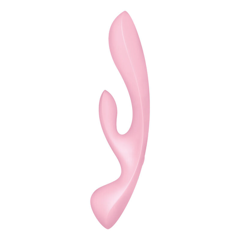 SATISFYER - TRIPLE OH HYBRID VIBRATION ROSA