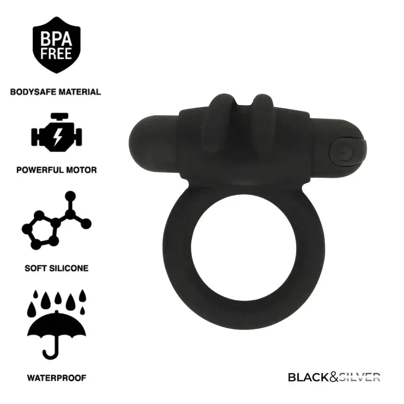 BLACK&SILVER - AGRON RING 2.O - Vanelion Paradise