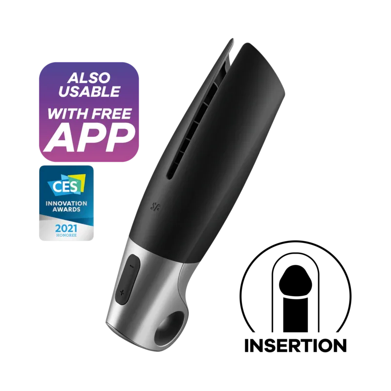 SATISFYER - POWER MASTURBATOR SCHWARZ - Vanelion Paradise