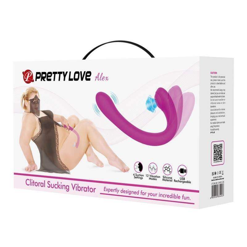 PRETTY LOVE - ALEX VIBRATOR UND KLITORISAUGER FLIEDER - Vanelion Paradise