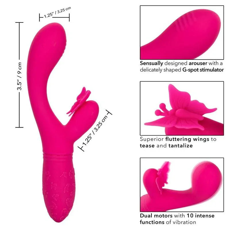 CALEXOTICS - SCHMETTERLING KUSS FLUTTER ROSA - Vanelion Paradise