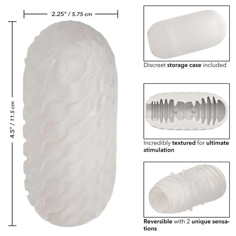 CALEXOTICS - REVERSIBLE RIBBED STROKER - Vanelion Paradise