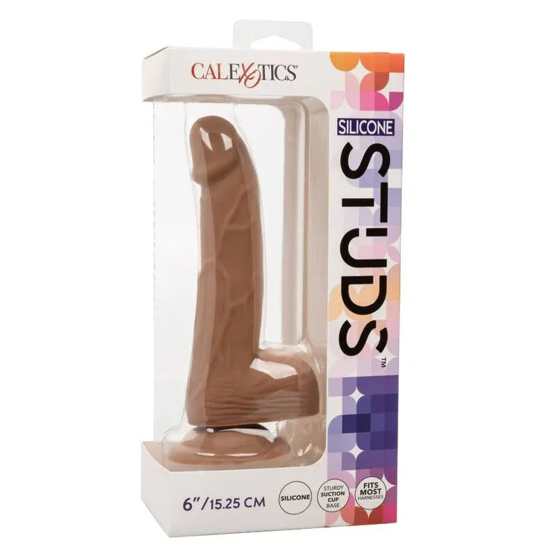 CALEXOTICS - SILIKON-NIETEN 15.24 CM BRAUN - Vanelion Paradise