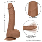 CALEXOTICS - SILIKON-NIETEN 20.32 CM BRAUN - Vanelion Paradise