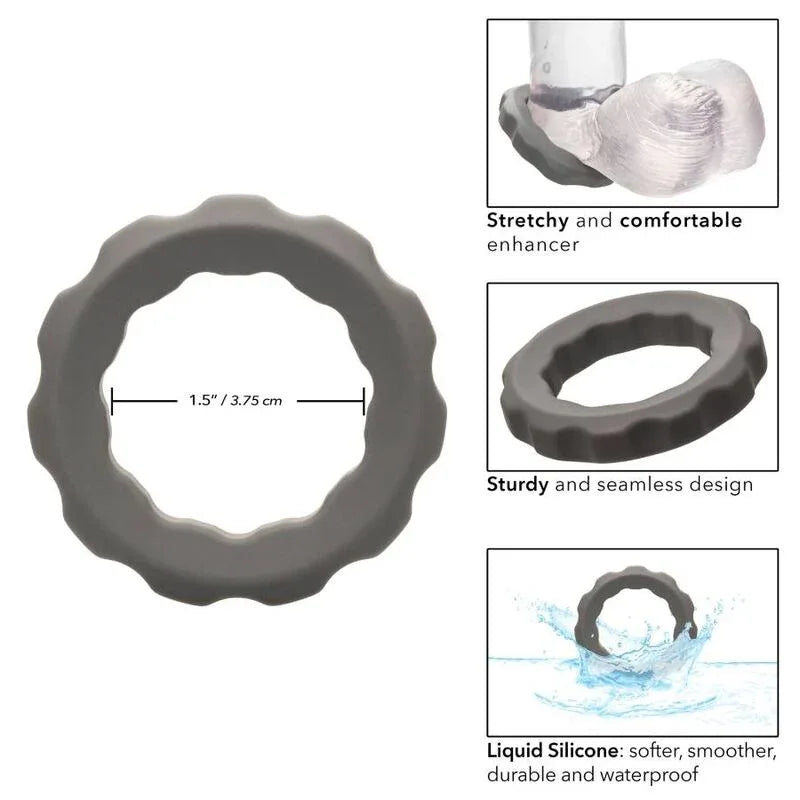 CALEXOTICS - ALPHA ERECT RING GRAU - Vanelion Paradise