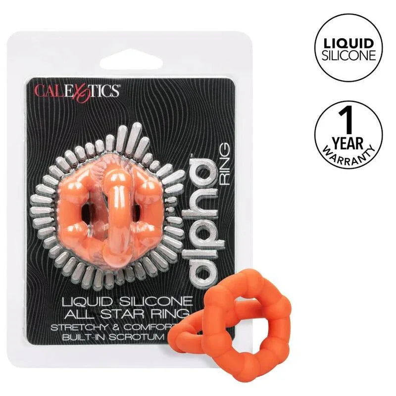 CALEXOTICS - ALPHA ALL STAR RING ORANGE - Vanelion Paradise