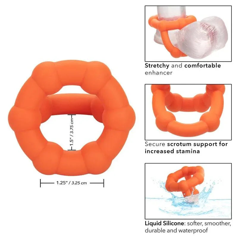 CALEXOTICS - ALPHA ALL STAR RING ORANGE - Vanelion Paradise