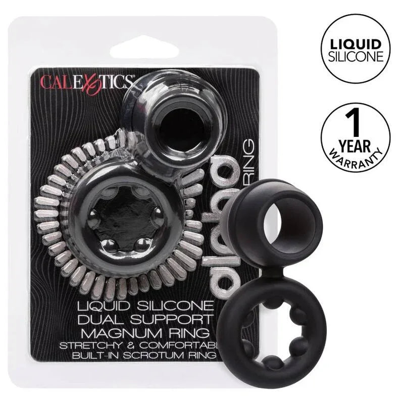 CALEXOTICS - ALPHA DUAL MAGNUM RING SCHWARZ - Vanelion Paradise
