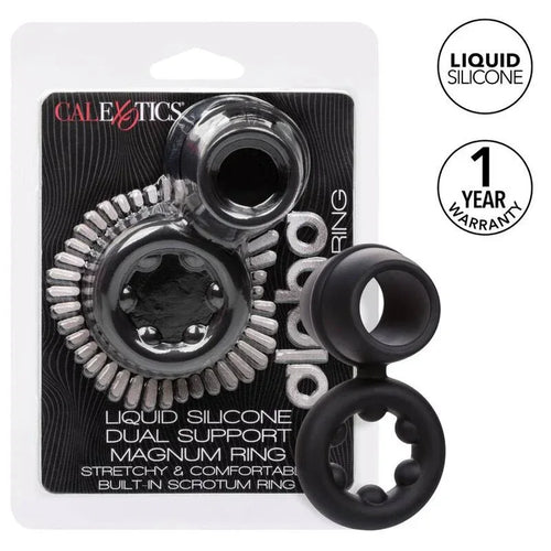 CALEXOTICS - ALPHA DUAL MAGNUM RING SCHWARZ - Vanelion Paradise