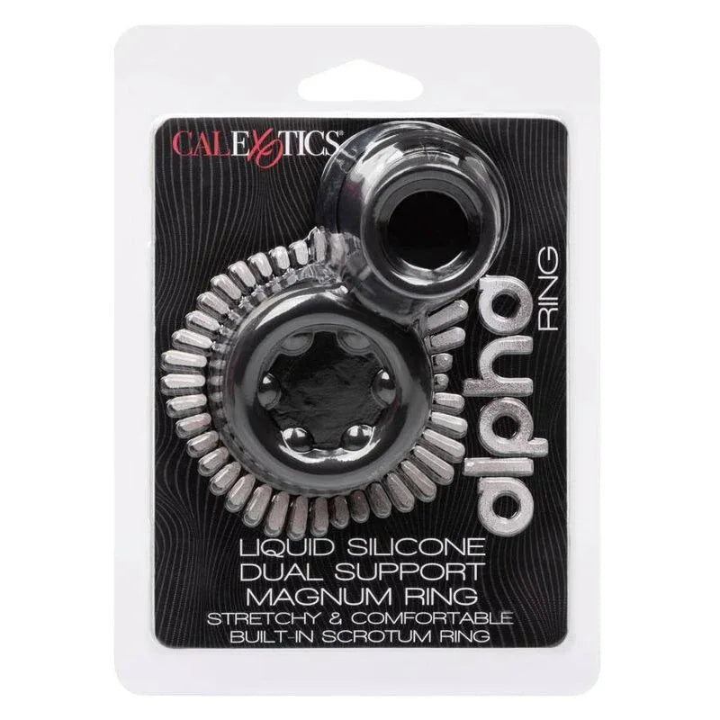 CALEXOTICS - ALPHA DUAL MAGNUM RING SCHWARZ - Vanelion Paradise