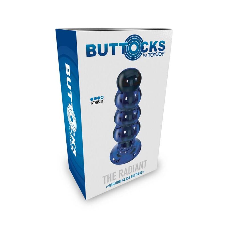 TOYJOY - BUTTOCKS DER STRAHLENDE GLAS-BUTTPLUG