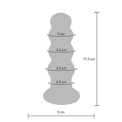 TOYJOY - BUTTOCKS DER STRAHLENDE GLAS-BUTTPLUG