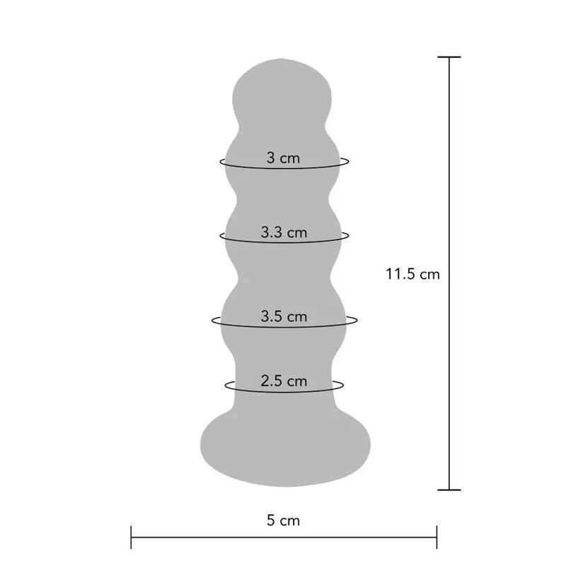 TOYJOY - BUTTOCKS DER STRAHLENDE GLAS-BUTTPLUG - Vanelion Paradise