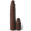 FANTASY X- TENSIONS - PIPEDREAMS SLEEVE 22,86 CM + 7,62 CM PLUG BROWN - Vanelion Paradise