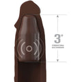 FANTASY X- TENSIONS - PIPEDREAMS HÜLSE 22,86 CM + 7,62 CM STECKER REMOTE BRAUN - Vanelion Paradise