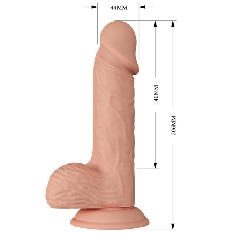 BAILE - SCHÖNE BEGEGNUNG CATOBLEPAS FLEXIBLER REALISTISCHER DILDO 20.6 CM NATÜRLICH