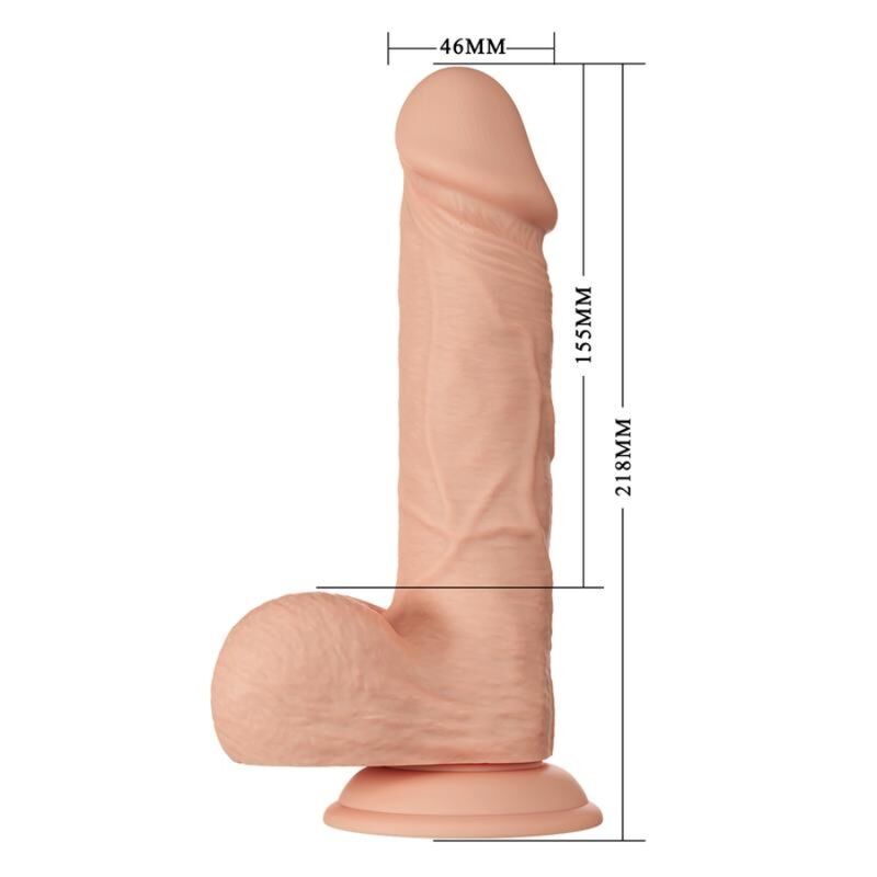 BAILE - SCHÖNE BEGEGNUNG BAHAMUT FLEXIBLER REALISTISCHER DILDO 21.8 CM NATÜRLICH