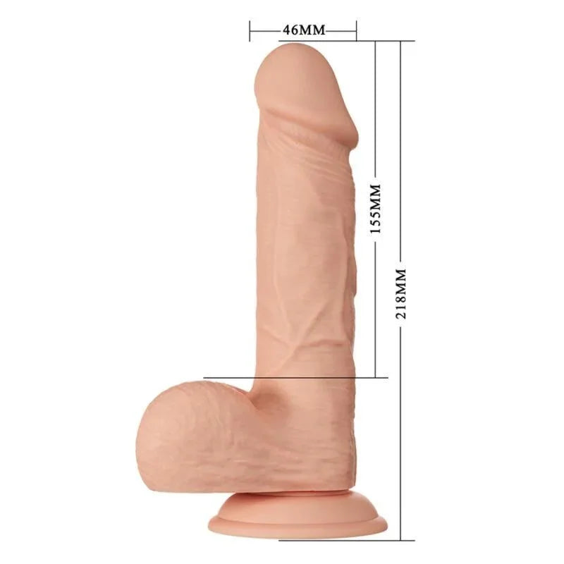BAILE - SCHÖNE BEGEGNUNG BAHAMUT FLEXIBLER REALISTISCHER DILDO 21.8 CM NATÜRLICH - Vanelion Paradise