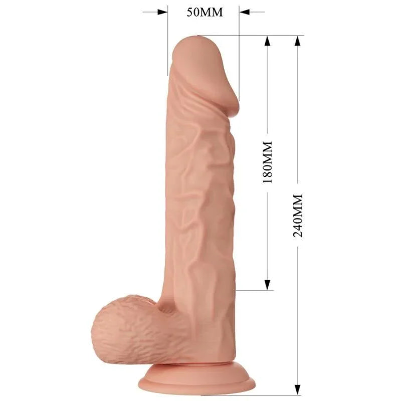 BAILE - SCHÖNE BEGEGNUNG BURAQ FLEXIBLER REALISTISCHER DILDO 24 CM NATÜRLICH - Vanelion Paradise