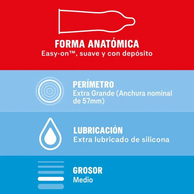 Durex Sensitivo XL Kondome – extra groß & ultra dünn, 10 Stück - Vanelion Paradise