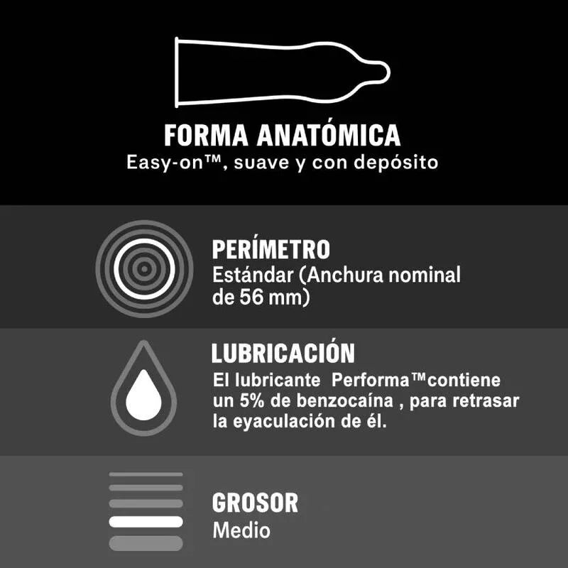 DUREX - VERLÄNGERTES VERGNÜGEN VERZÖGERT 12 EINHEITEN - Vanelion Paradise