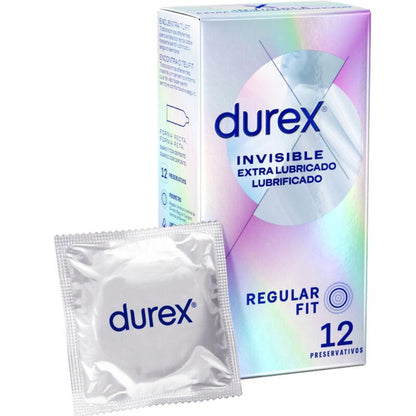 DUREX - UNSICHTBARES EXTRA GESCHMIERTES 12 EINHEITEN