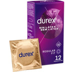 Durex Kondome Latexfrei Regular Fit – 12 Stück, latexfrei & sensitiv - Vanelion Paradise