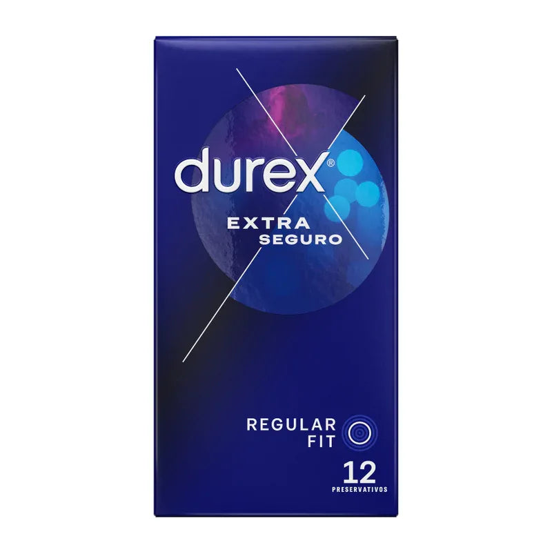 Durex Extra Seguro Kondome Regular Fit – 12 Stück, extra sicher - Vanelion Paradise