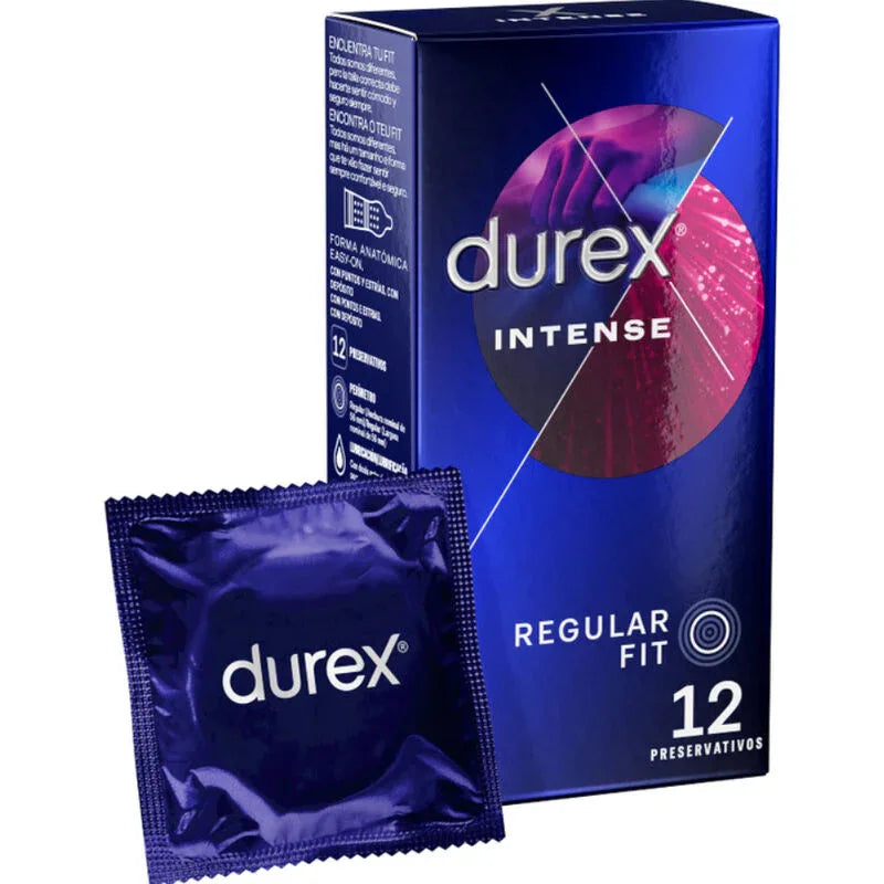 Durex Intense Orgasmic Kondome – 12 Stück, stimulierend & genoppt - Vanelion Paradise
