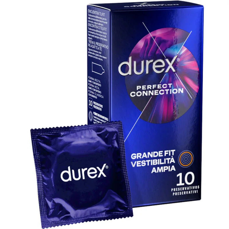 DUREX - PERFECT CONNECTION SILIKON EXTRA SCHMIERUNG 10 EINHEITEN - Vanelion Paradise