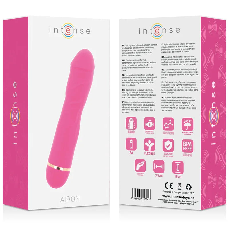 INTENSE - AIRON 20 GESCHWINDIGKEITEN SILIKON ROSA - Vanelion Paradise