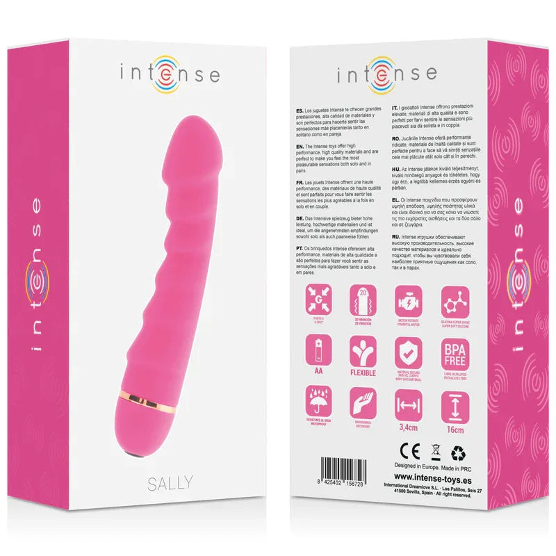 INTENSE - SALLY 20 GESCHWINDIGKEITEN SILIKON ROSA - Vanelion Paradise
