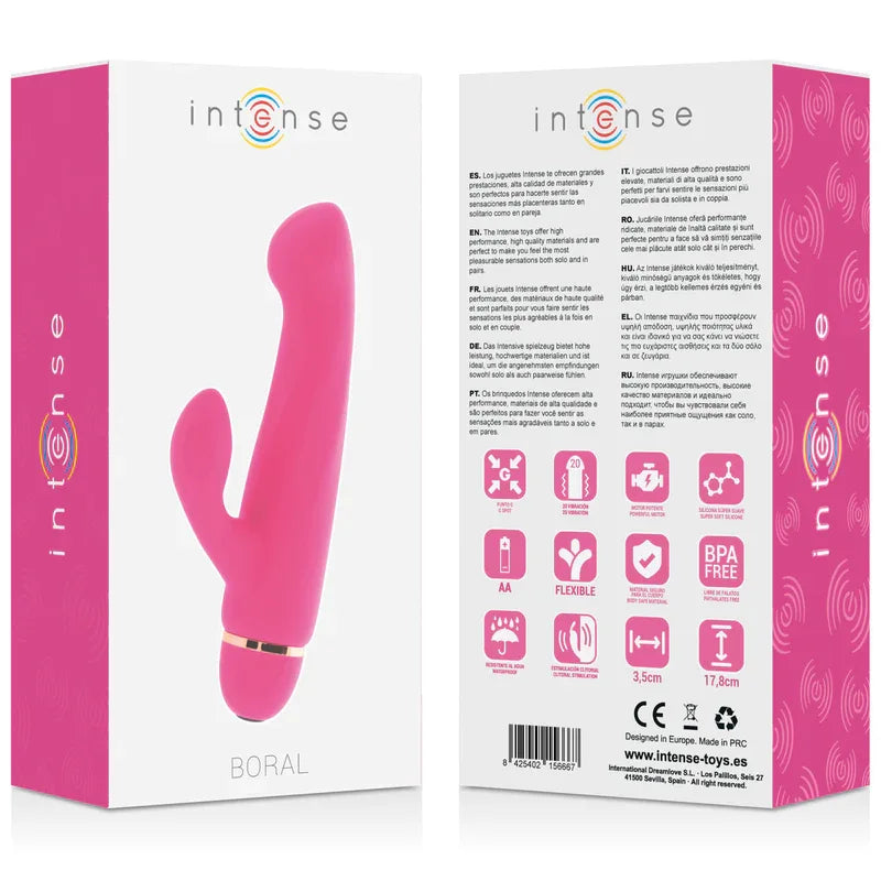 INTENSE - BORAL 20 GESCHWINDIGKEITEN SILIKON ROSA - Vanelion Paradise