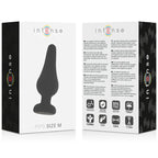 INTENSE - ANALPLUG PIPO M SCHWARZES SILIKON 11 CM - Vanelion Paradise