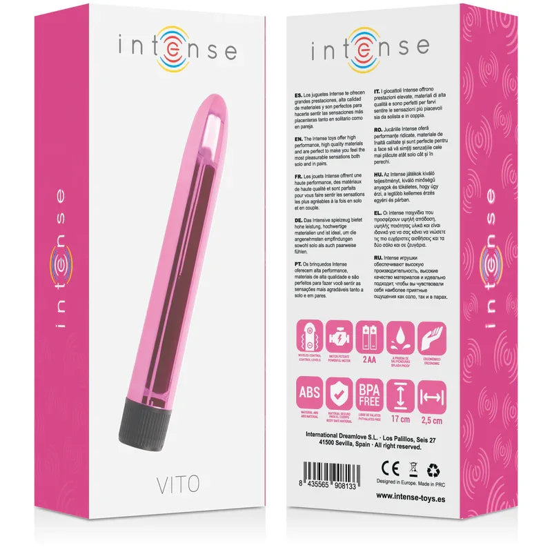 INTENSE - VITO VIBRATOR ROSA - Vanelion Paradise