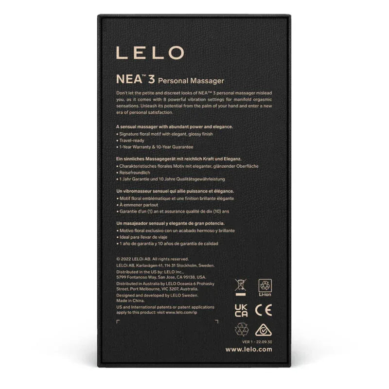 LELO - NEA 3 PERSÖNLICHES MASSAGERÄT - Vanelion Paradise