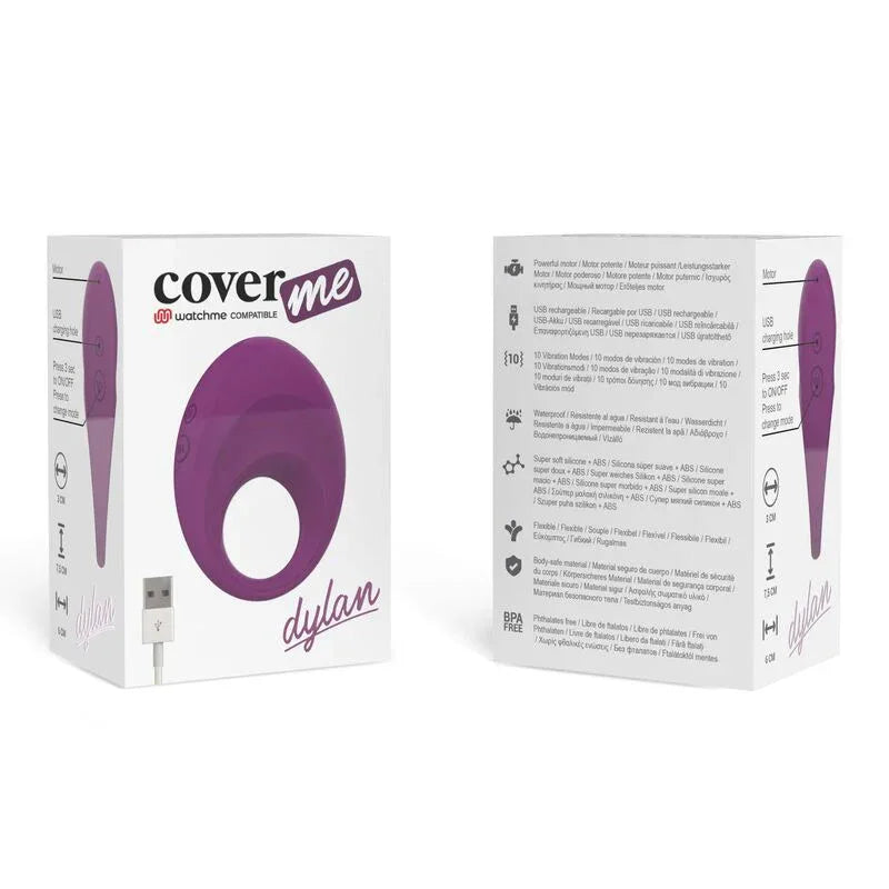 COVERME - WIEDERAUFLADBARER RING VON DYLAN, KOMPATIBEL MIT DER DRAHTLOSEN WATCHME-TECHNOLOGIE - Vanelion Paradise