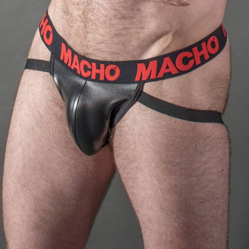 MACHO - MX25RC JOCK ROTES LEDER S