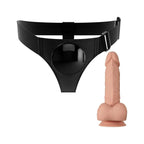 PRETTY LOVE - HARNESS-HOSE UNIVERSAL-HARNESS MIT DILDO JERRY 21.8 CM NATUR - Vanelion Paradise