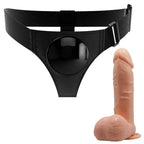 PRETTY LOVE - HARNESS-HOSE UNIVERSAL-HARNESS MIT DILDO TOM 20 CM NATUR - Vanelion Paradise