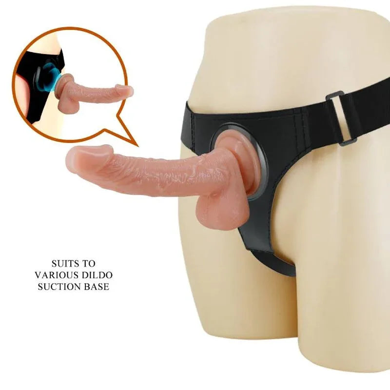 PRETTY LOVE - HARNESS-HOSE UNIVERSAL-HARNESS MIT DILDO KEVIN 19 CM NATURAL - Vanelion Paradise