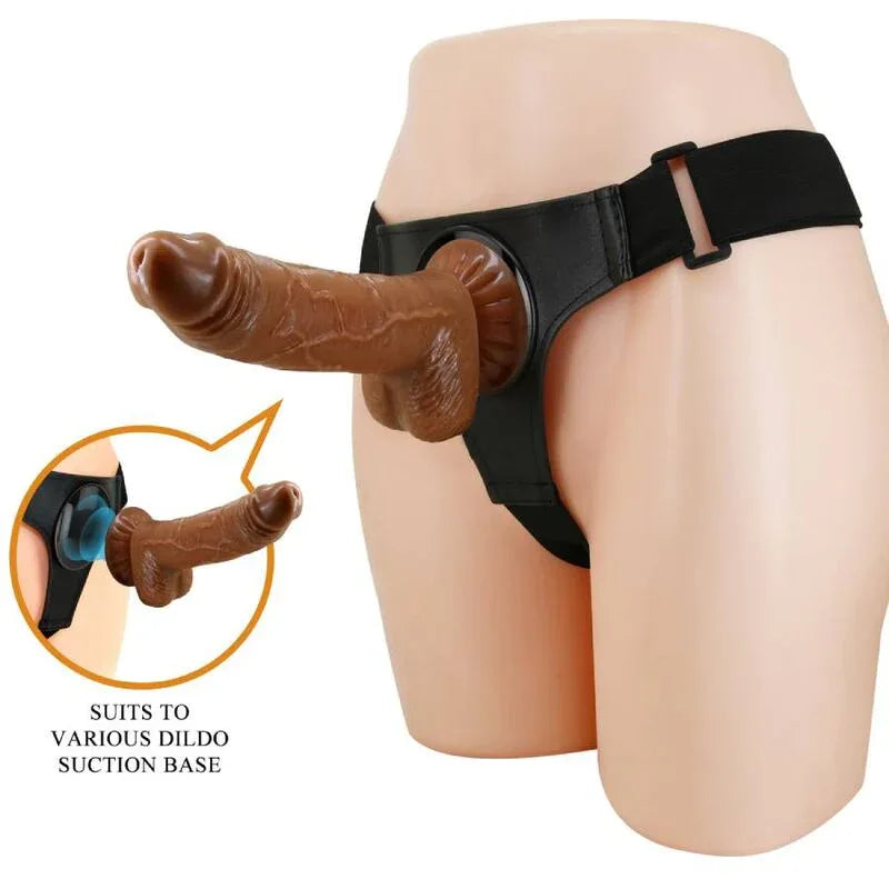 PRETTY LOVE - HARNESS-HOSE UNIVERSAL-HARNESS MIT DILDO MICHEAL 20 CM SCHWARZ - Vanelion Paradise