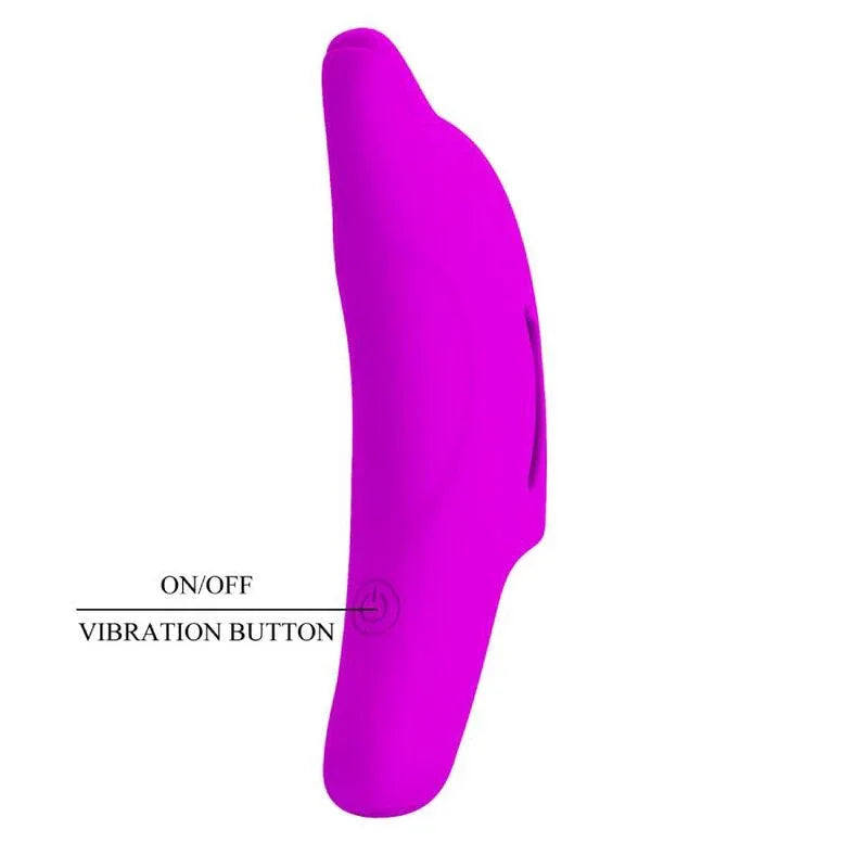 PRETTY LOVE - DELPHINI LEISTUNGSSTARKER LILA FINGERSTIMULATOR - Vanelion Paradise